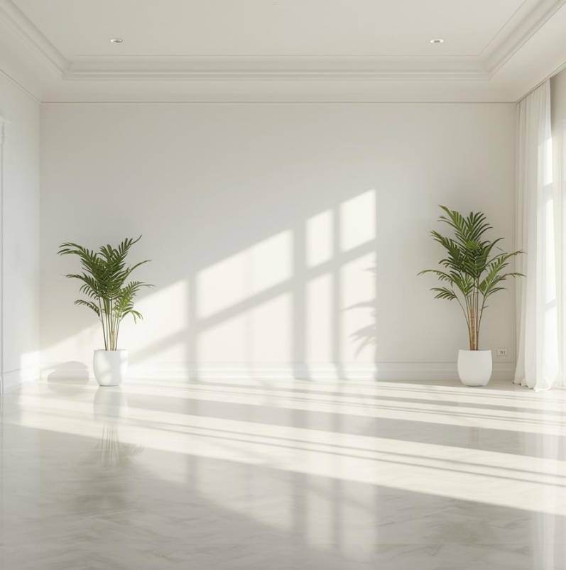 Bright and clean living area after professional weekly house cleaning service in Coral Springs FL