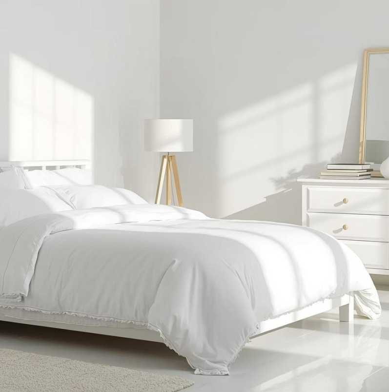 Clean and fresh bedroom after professional deep cleaning service in Coral Springs Florida